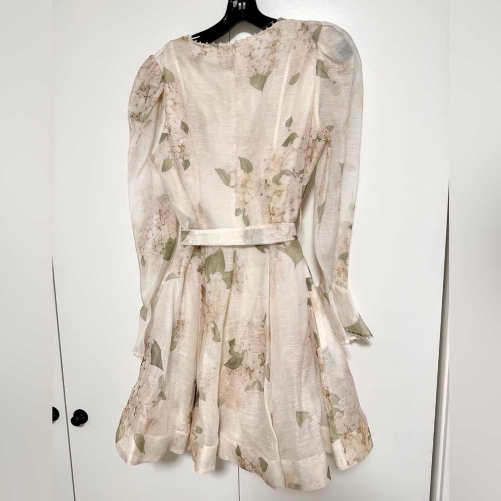 Zimmermann Balance Long Sleeve Mini Dress - AU3/US10- NWT - Picture 8 of 10